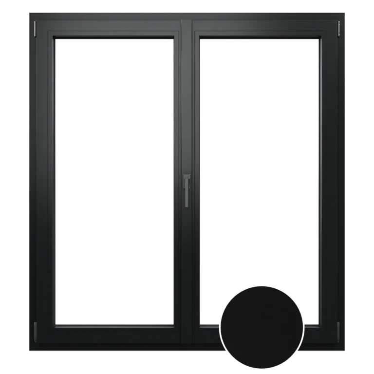 Okno pixel vo farbe Black Jet