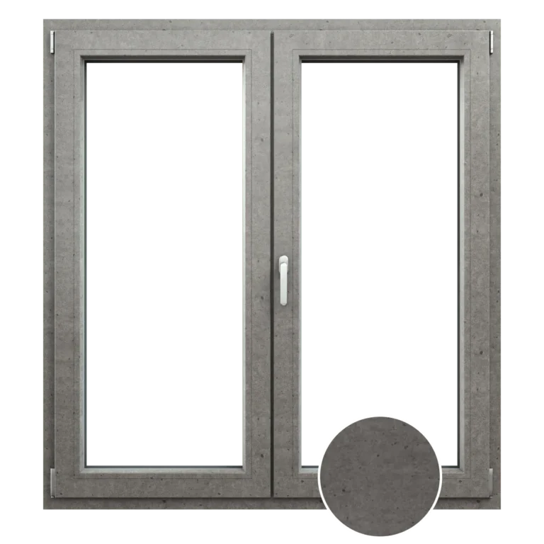 Okno winergetic premium vo farbe Beton
