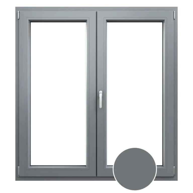 Okno winergetic premium vo farbe Fenstergrau matt