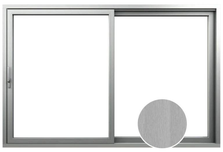 Okno HST MOTION vo farbe Aluminium gebürstet