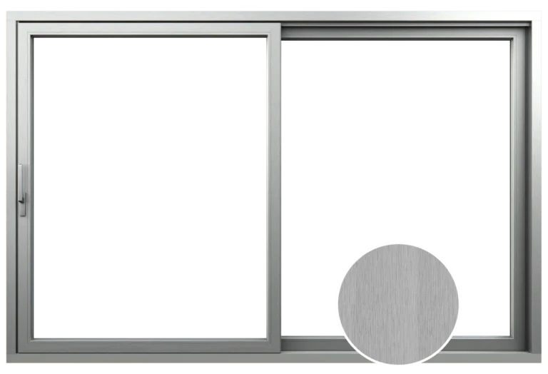 Okno HST MOTION S vo farbe Aluminium gebürstet
