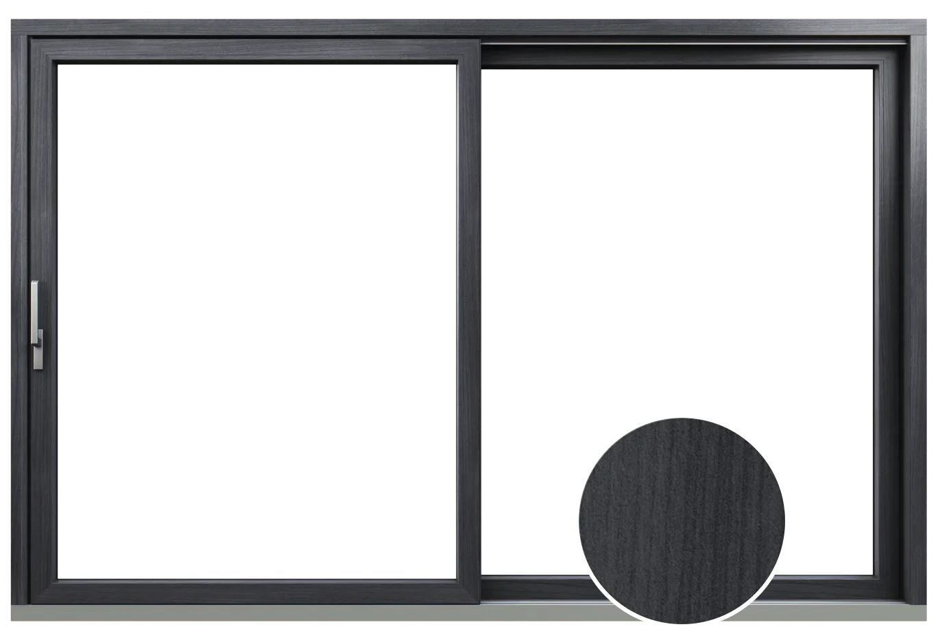 Okno HST MOTION S vo farbe Kitami dark