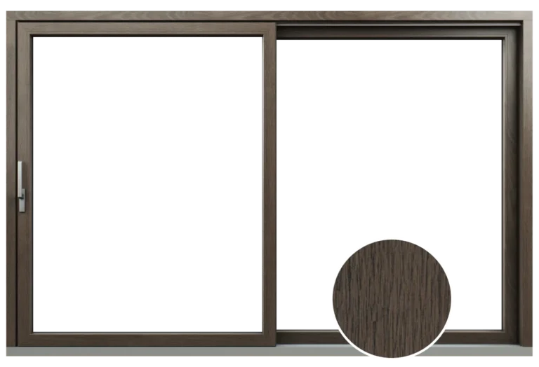 Okno HST MOTION S vo farbe Woodec dark toffee