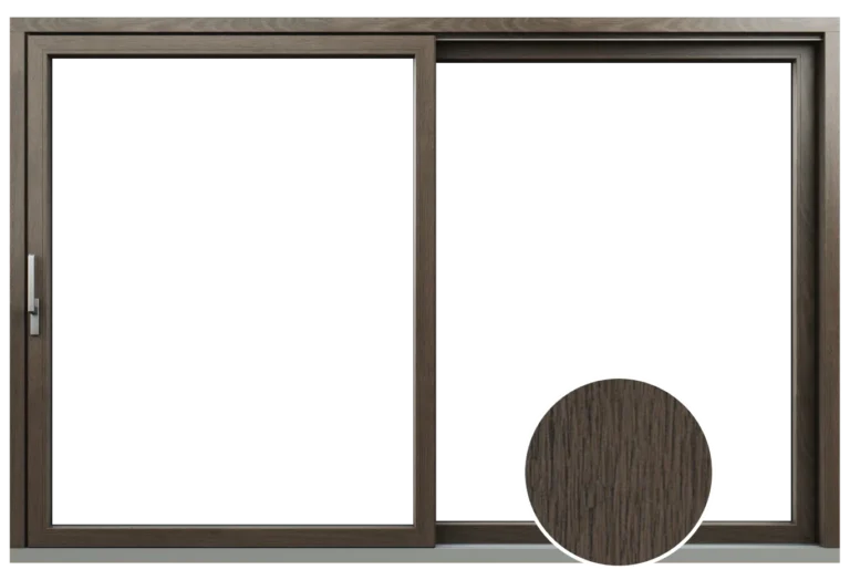 Okno HST MOTION vo farbe Woodec dark toffee