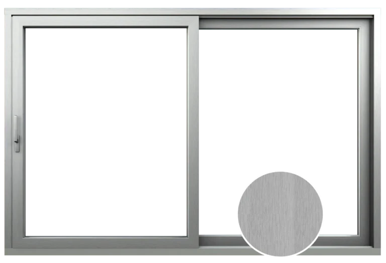 Okno HST PREMIUM vo farbe Aluminium gebürstet