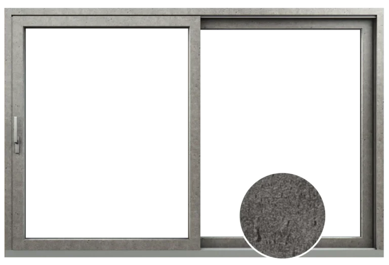Okno HST PREMIUM vo farbe Beton