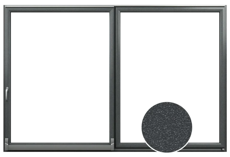Okno PSK ATRIUM vo farbe Antracit quartz