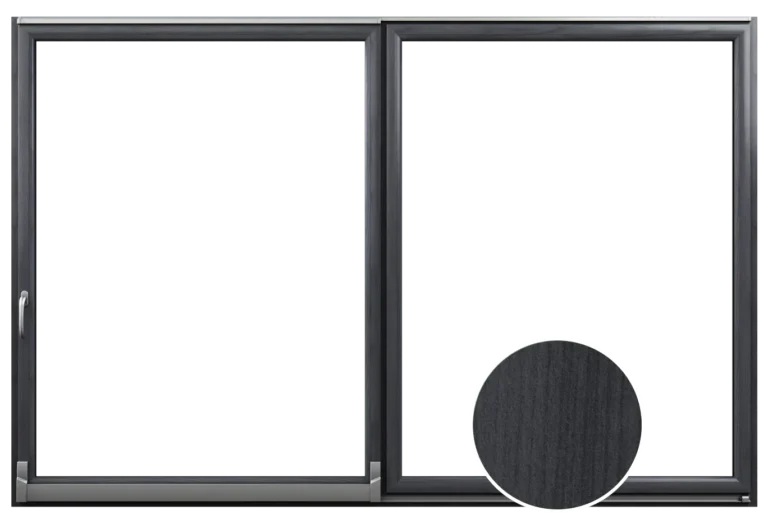 Okno PSK ATRIUM vo farbe Kitami dark