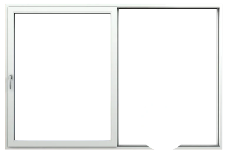 Terasové okno SLIDE vo farbe Bílá